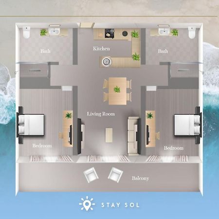 Rooftop Pool & Hot Tub - Gym - Hollywood Beach Exteriör bild