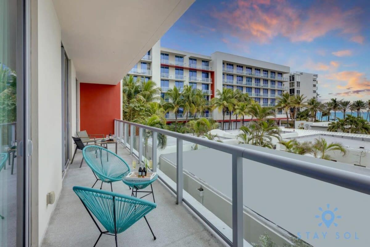 Rooftop Pool & Hot Tub - Gym - Hollywood Beach Exteriör bild