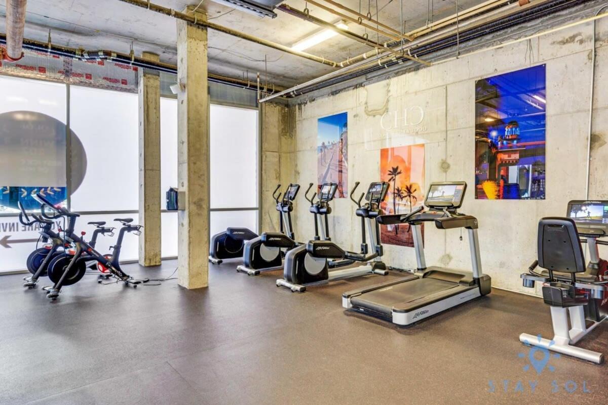 Rooftop Pool & Hot Tub - Gym - Hollywood Beach Exteriör bild