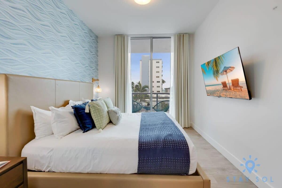 Rooftop Pool & Hot Tub - Gym - Hollywood Beach Exteriör bild