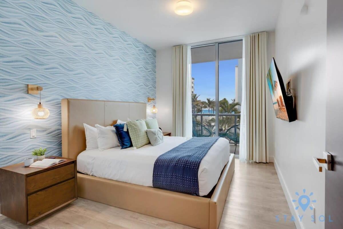 Rooftop Pool & Hot Tub - Gym - Hollywood Beach Exteriör bild