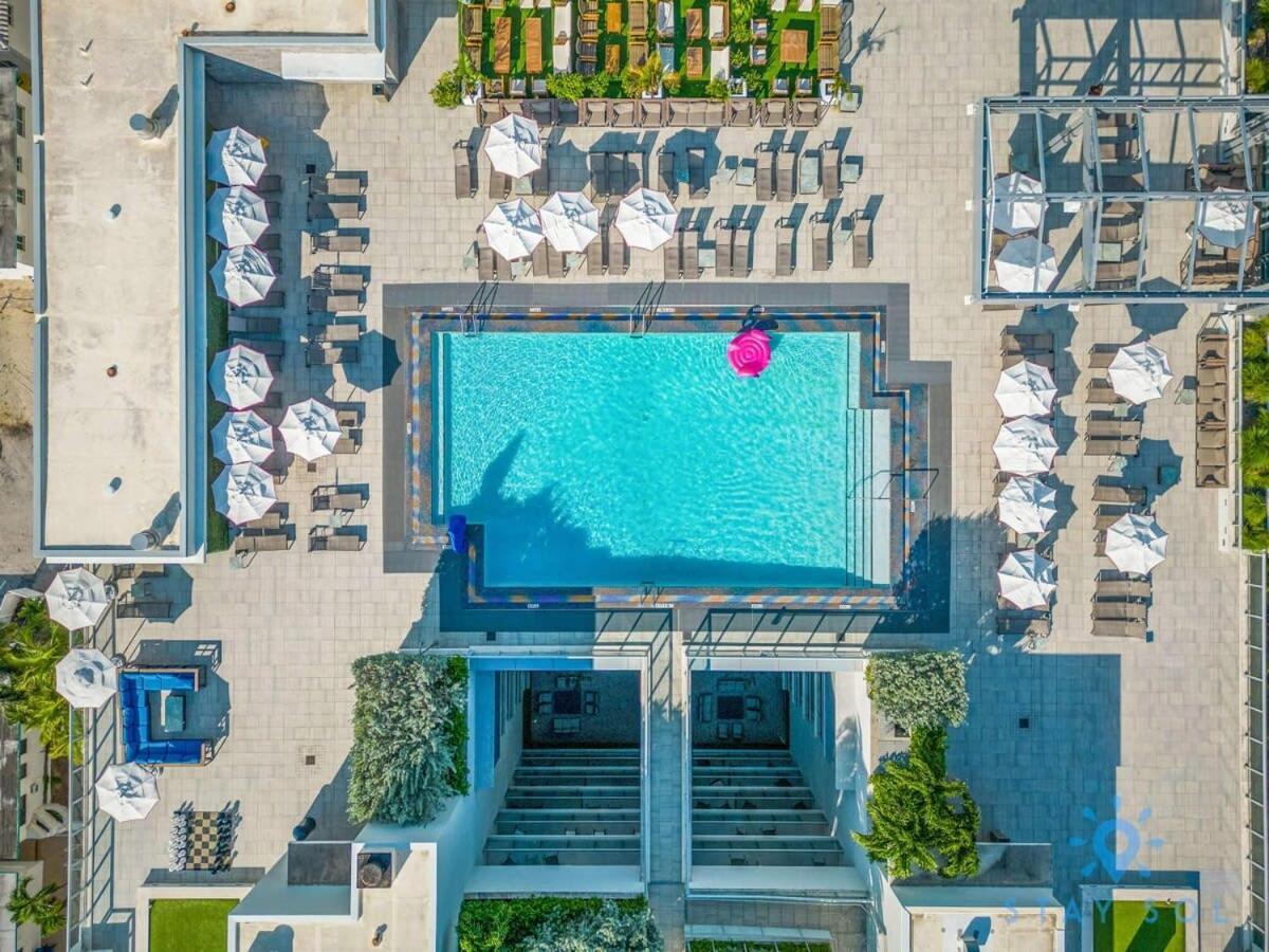 Rooftop Pool & Hot Tub - Gym - Hollywood Beach Exteriör bild