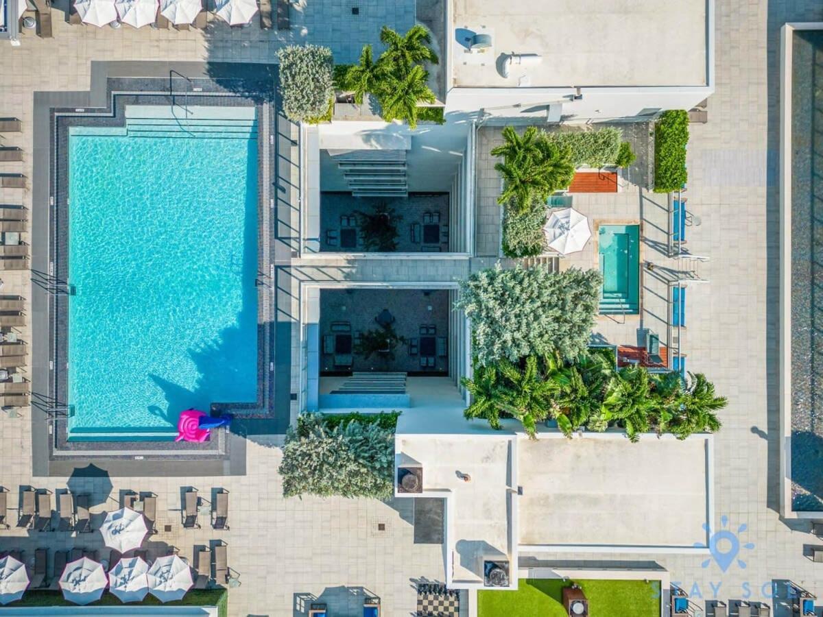 Rooftop Pool & Hot Tub - Gym - Hollywood Beach Exteriör bild