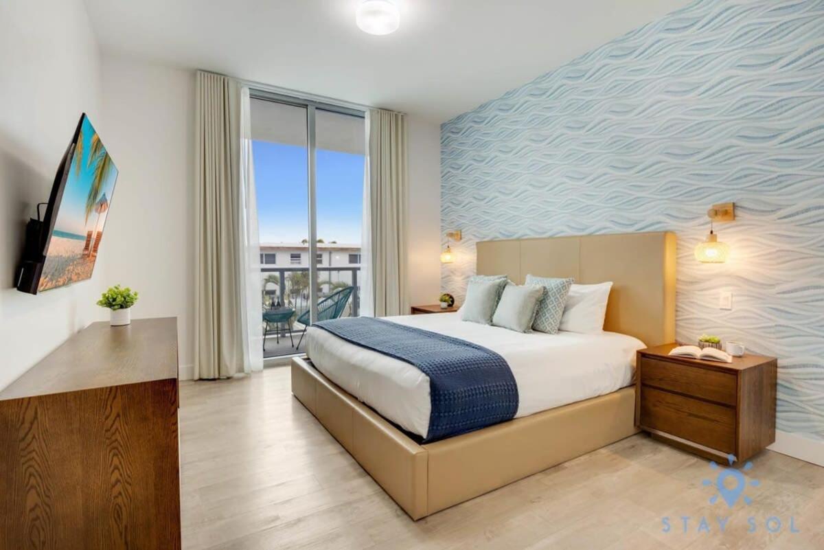 Rooftop Pool & Hot Tub - Gym - Hollywood Beach Exteriör bild