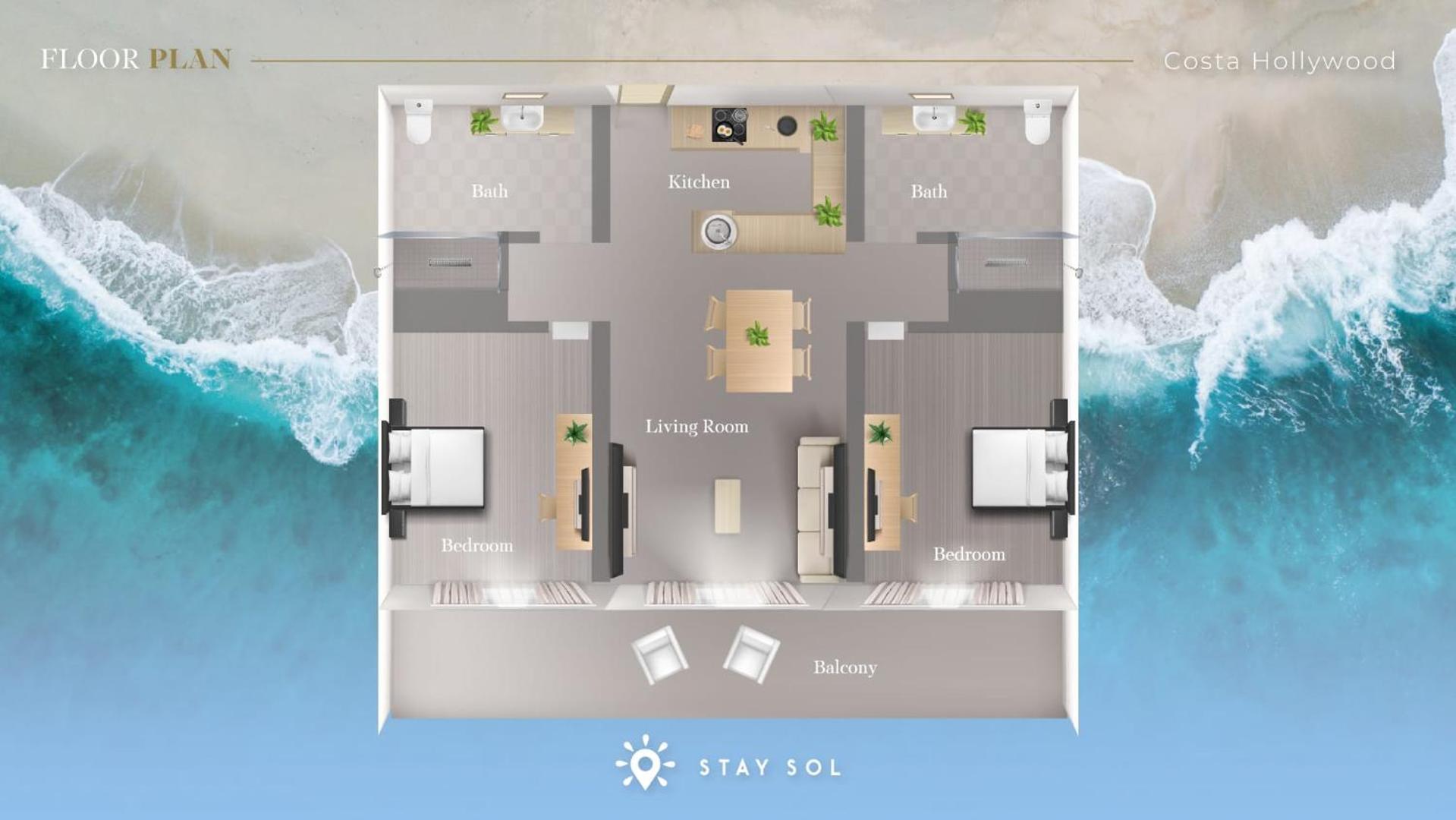 Rooftop Pool & Hot Tub - Gym - Hollywood Beach Exteriör bild